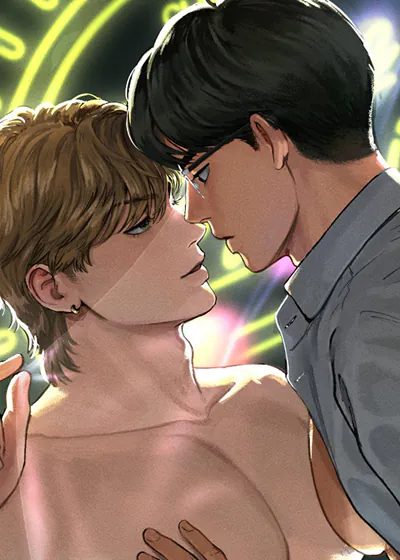 夜幕下的男人