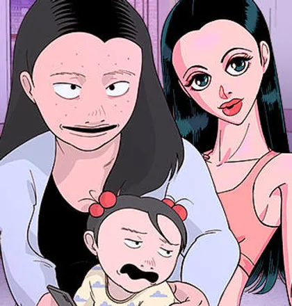 直播带货网红漫画