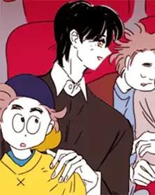 一家四口的简笔画漫画