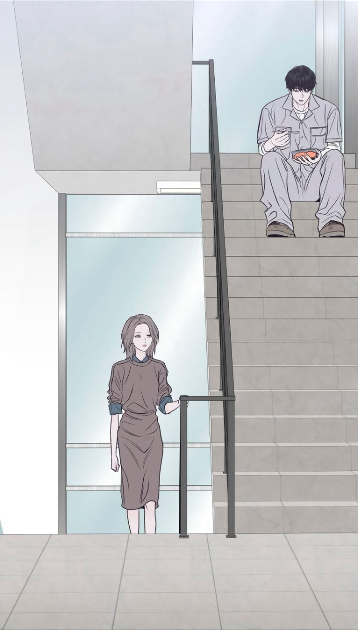高楼上看着地上的小蚂蚁漫画